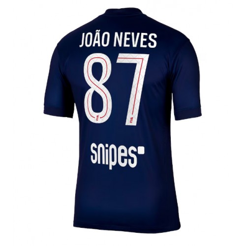 Paris Saint-Germain Joao Neves #87 Fußballbekleidung Heimtrikot 2025-26 Kurzarm
